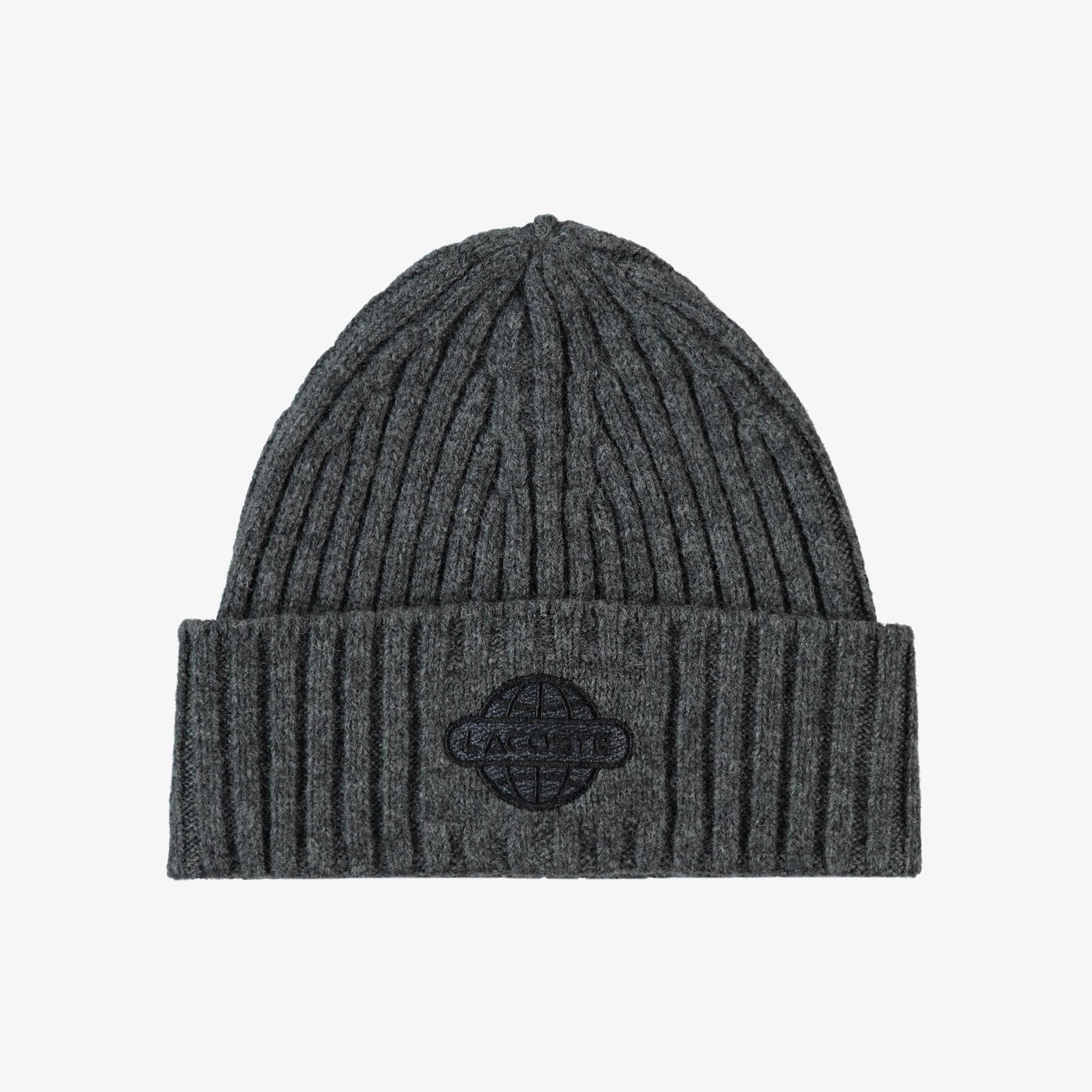 Erkek Baskılı Gri Bere