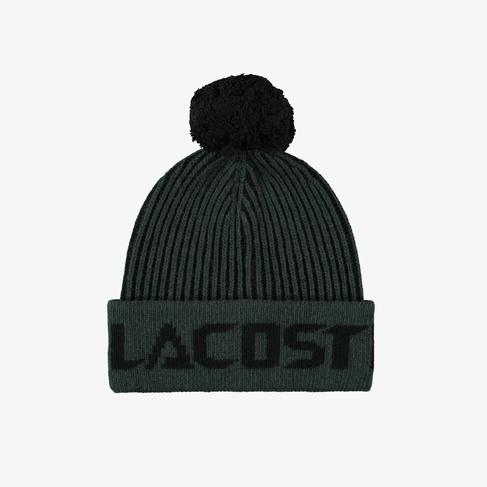  Erkek Baskılı Siyah Bere