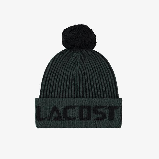  Erkek Baskılı Siyah Bere