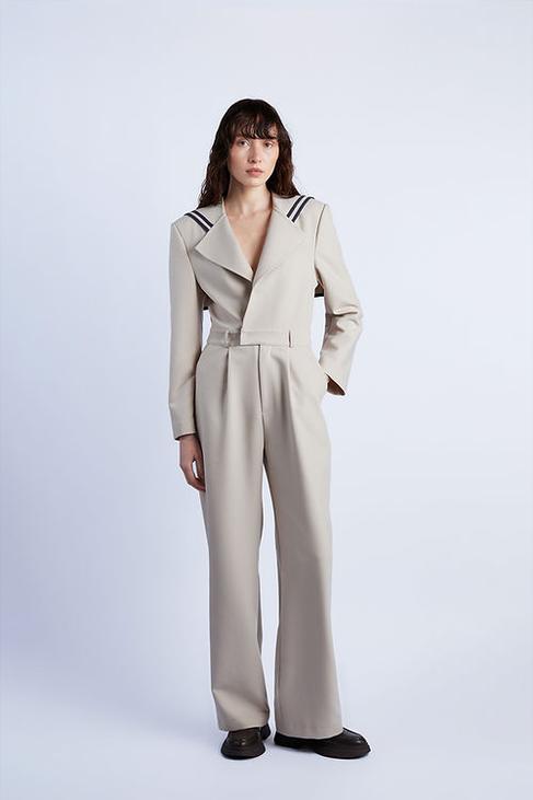  Wabi Sabi Kadın Bej Rudder Tulum