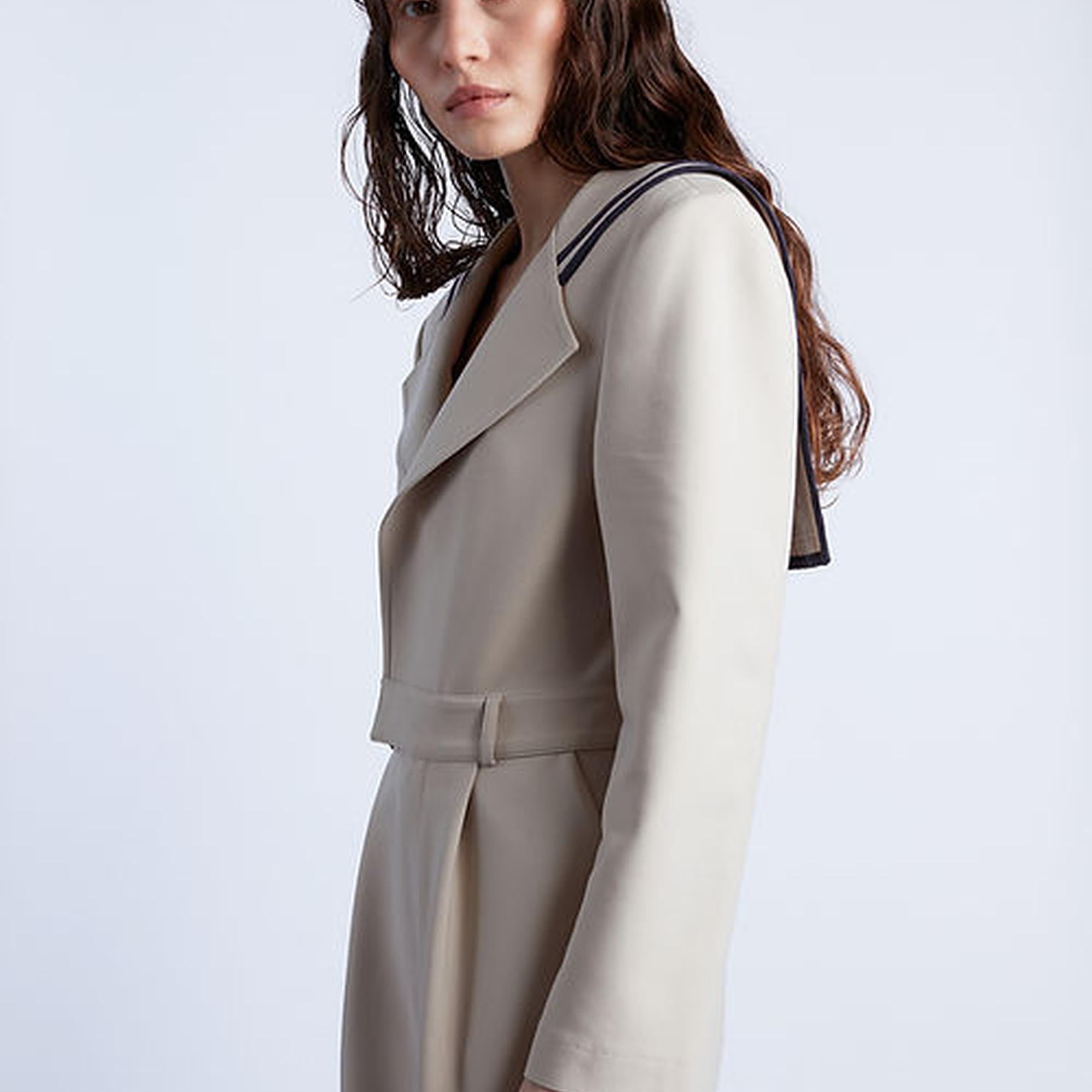 Wabi Sabi Kadın Bej Rudder Tulum