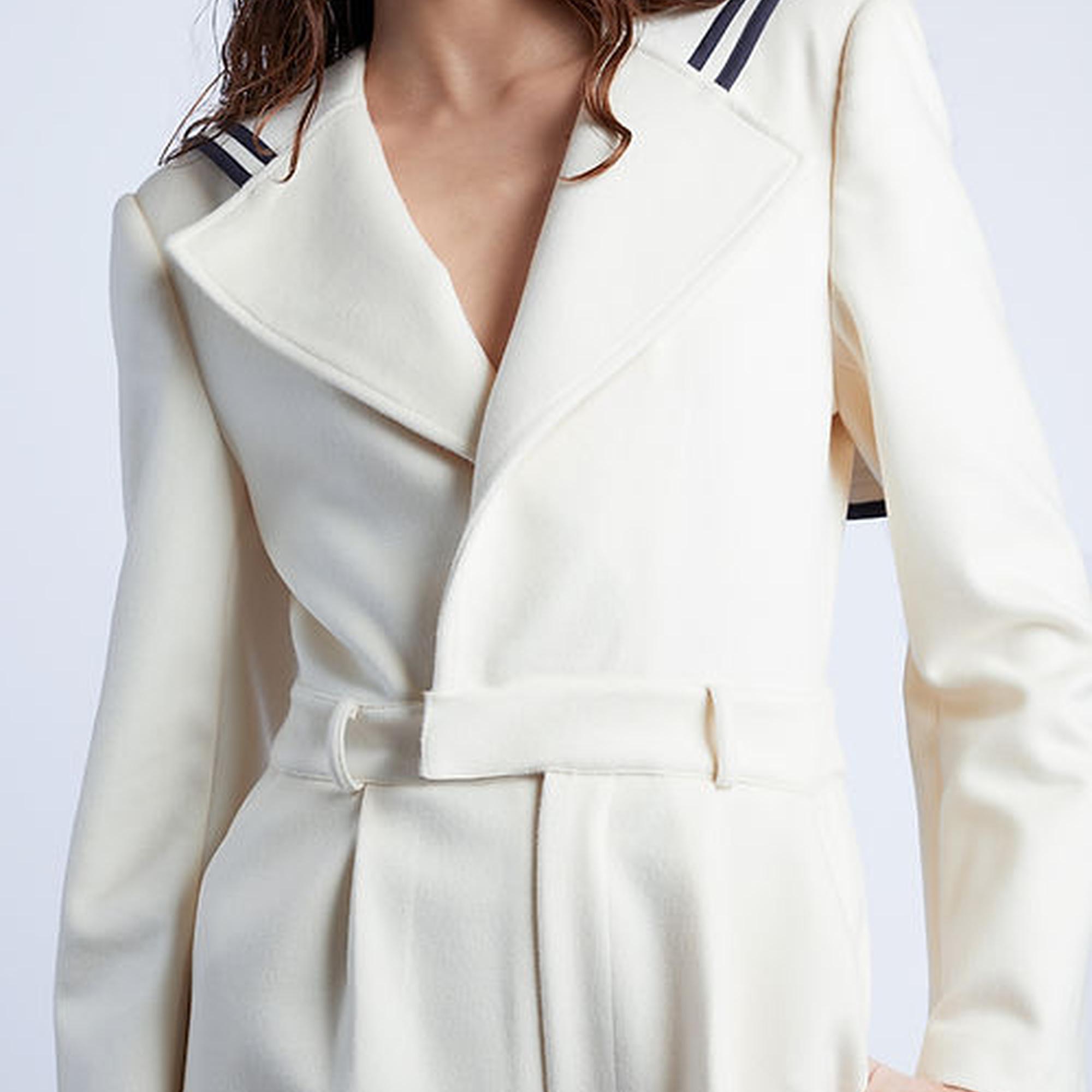 Wabi Sabi Kadın Ekru Rudder Kaşmir Tulum