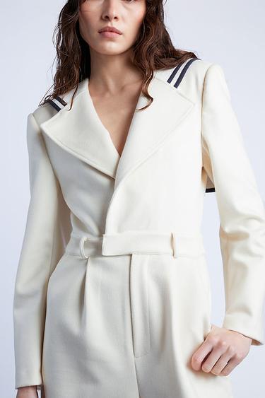  Wabi Sabi Kadın Ekru Rudder Kaşmir Tulum