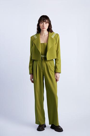  Wabi Sabi Kadın Yeşil Sail Ceket