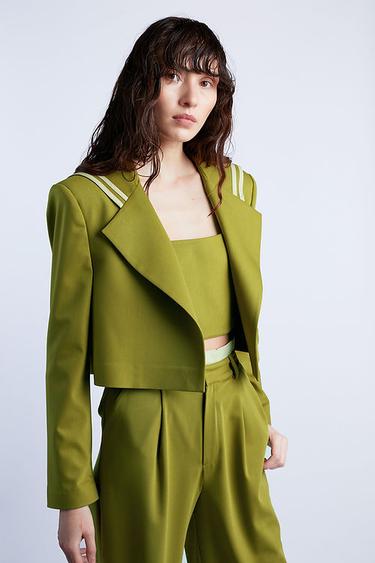  Wabi Sabi Kadın Yeşil Sail Ceket