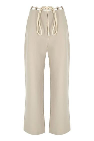  Wabi Sabi Kadın Bej Corda Pantolon