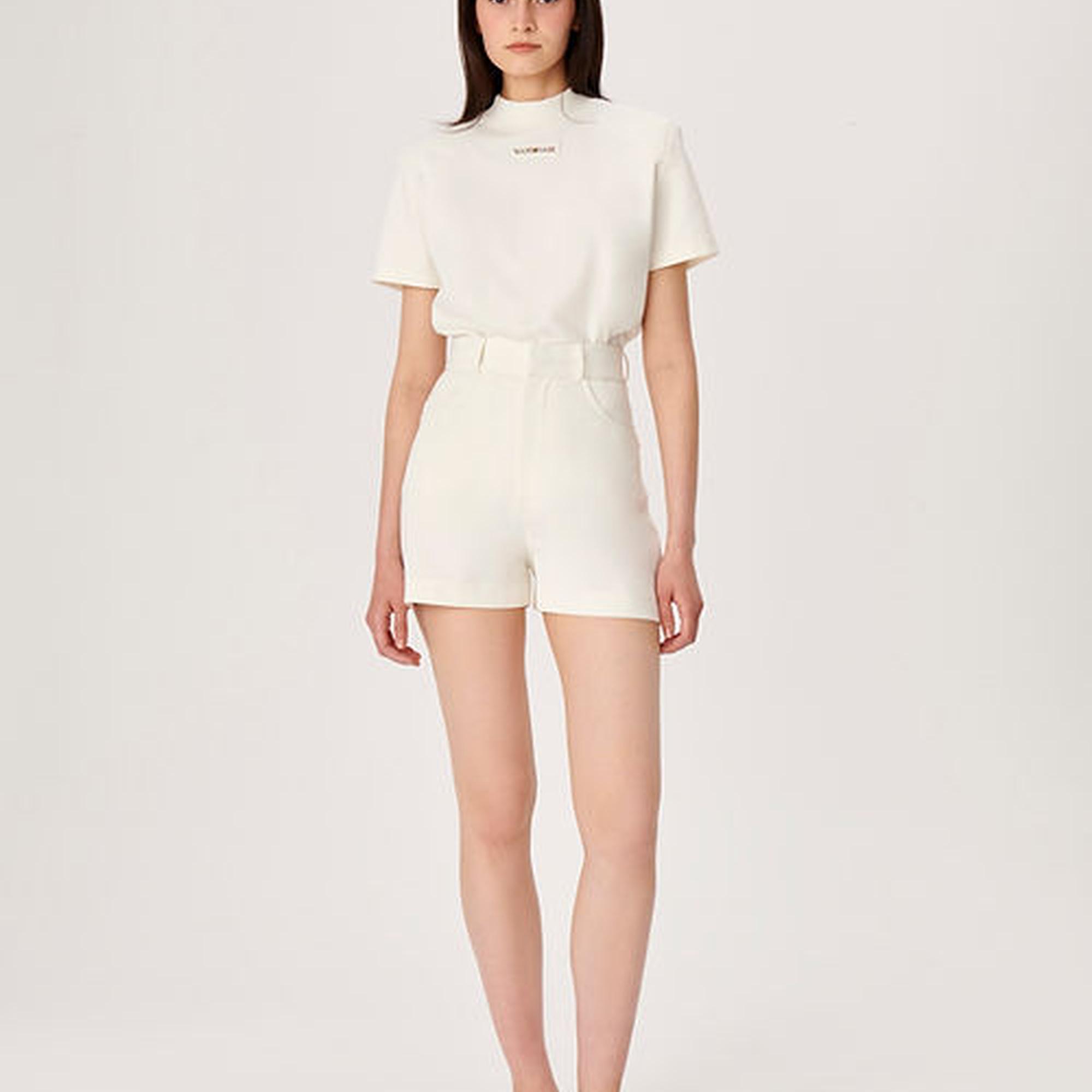 Wabi Sabi Kadın Ekru Vita Şort