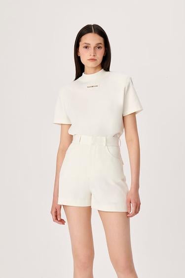  Wabi Sabi Kadın Ekru Vita Şort