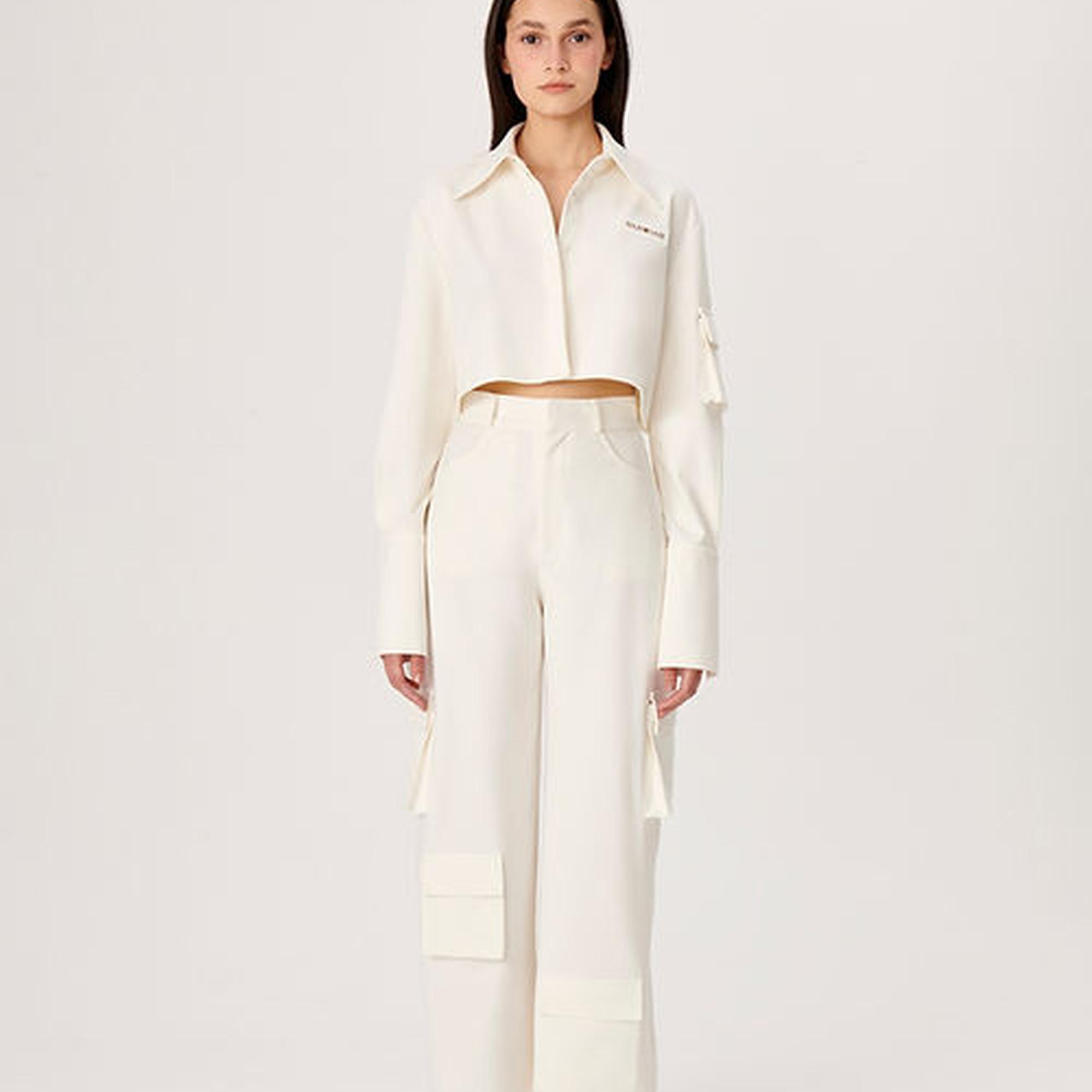 Wabi Sabi Kadın Ekru Vento Pantolon