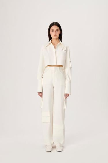  Wabi Sabi Kadın Ekru Vento Pantolon