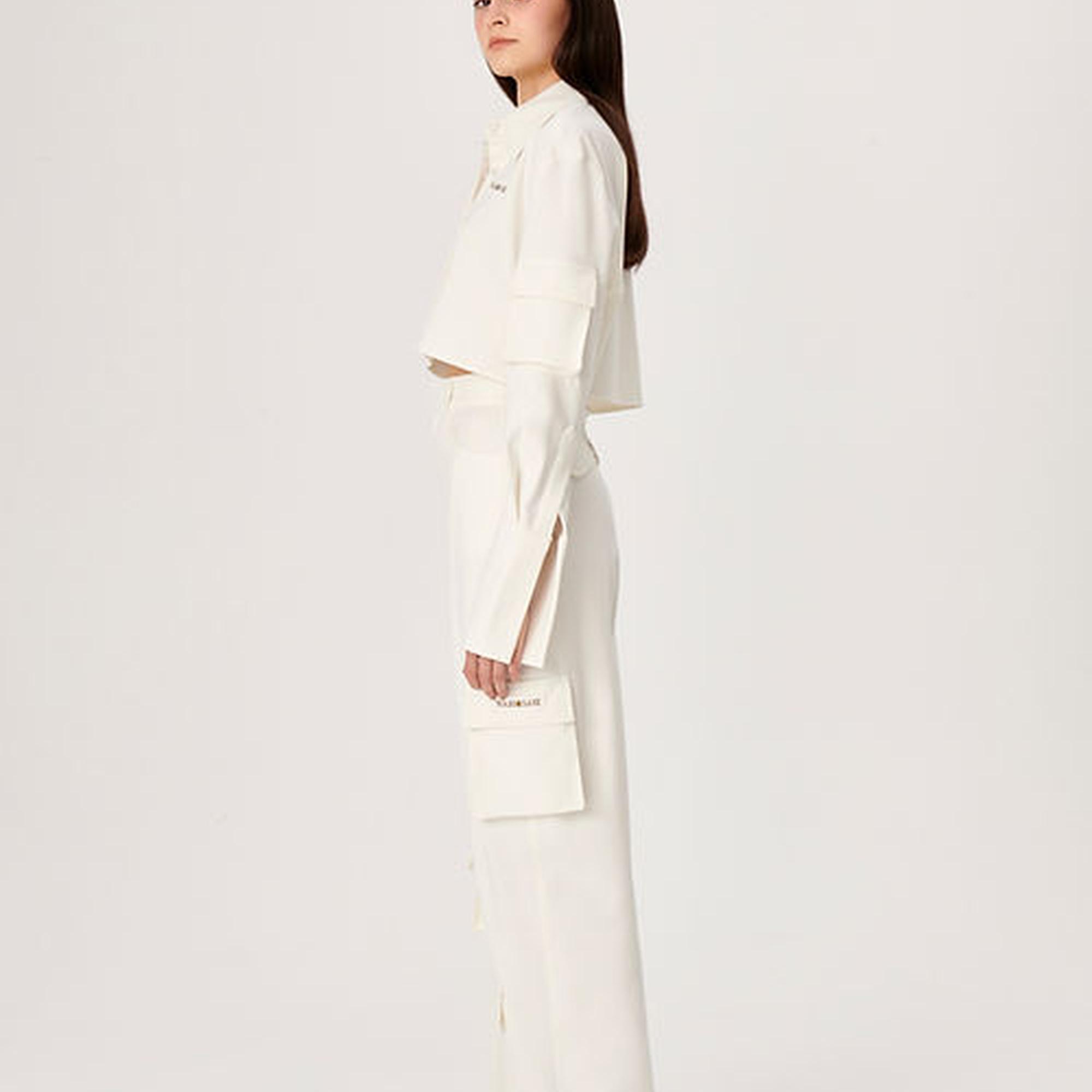 Wabi Sabi Kadın Ekru Vento Pantolon