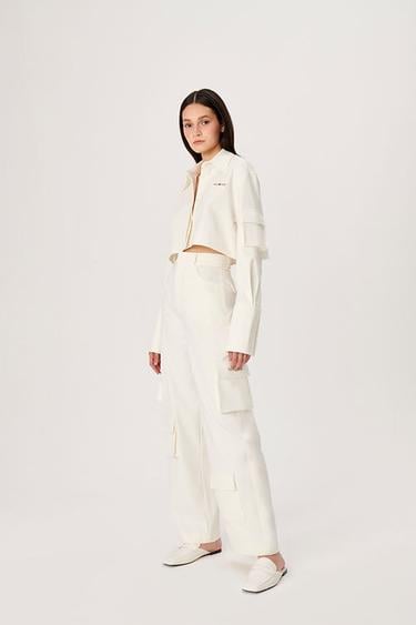  Wabi Sabi Kadın Ekru Vento Pantolon