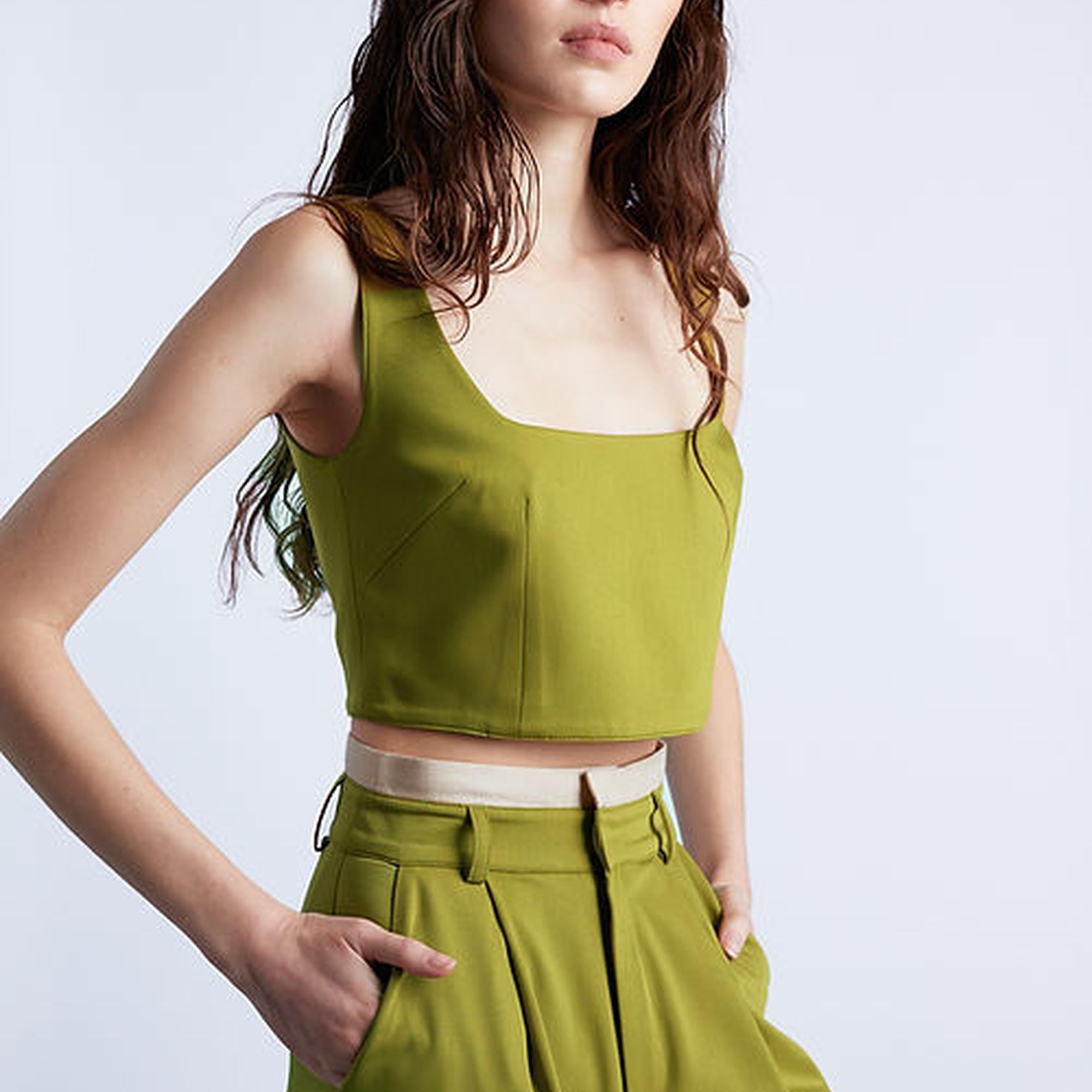 Wabi Sabi Kadın Yeşil Sail Büstiyer