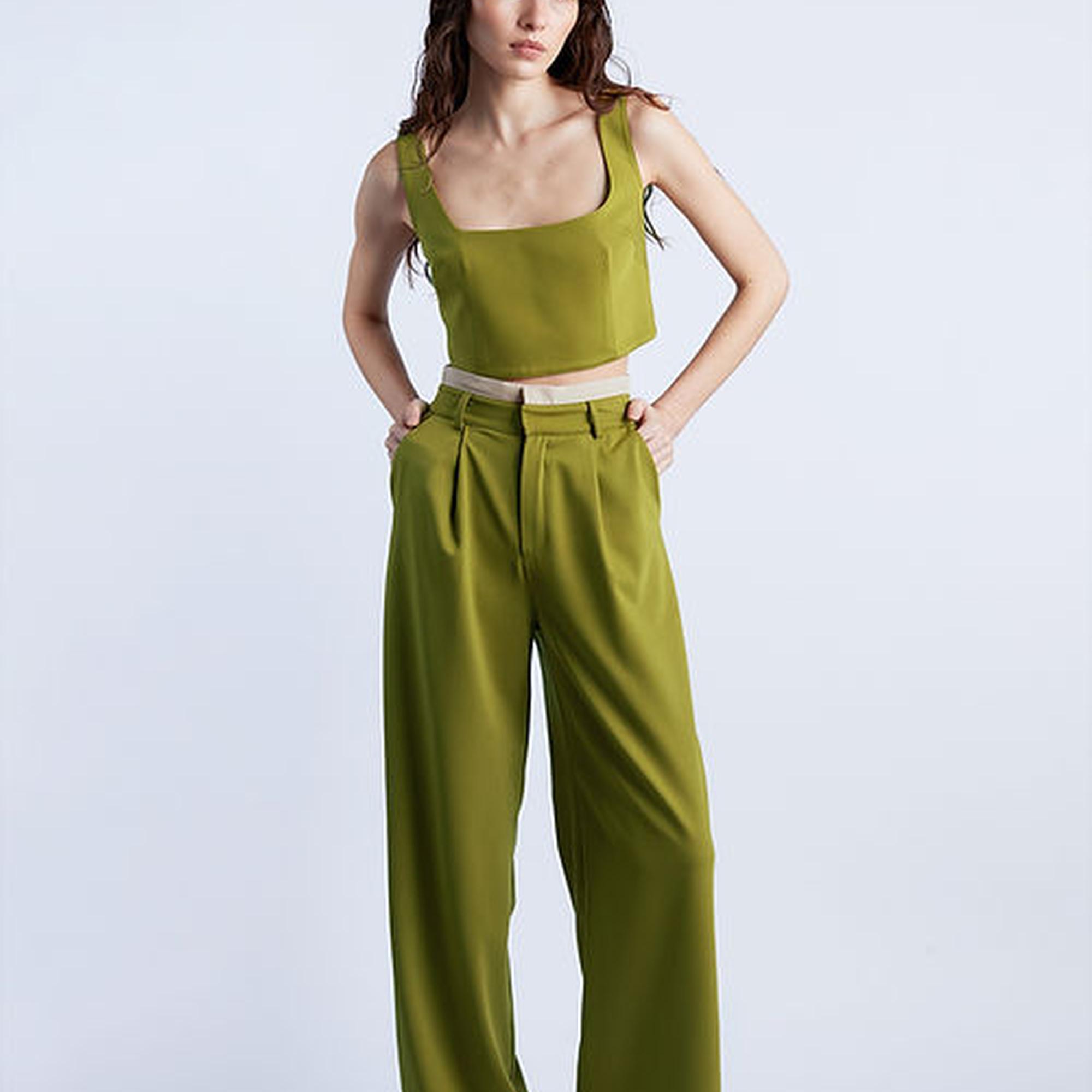 Wabi Sabi Kadın Yeşil Sail Büstiyer