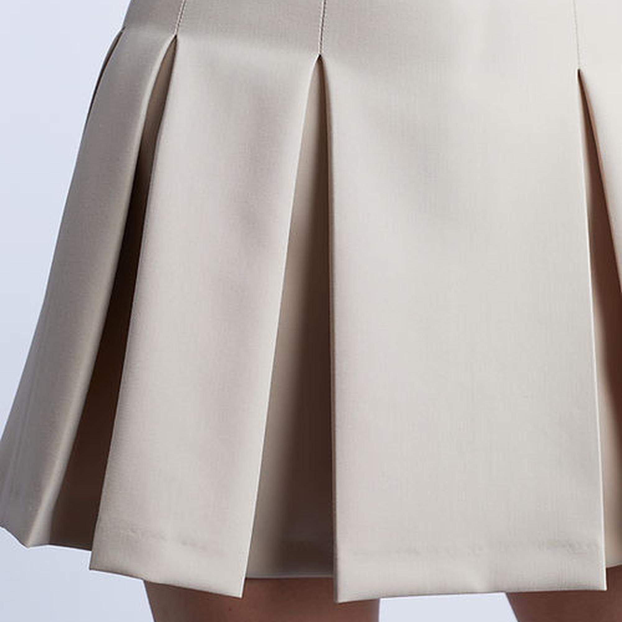 Wabi Sabi Kadın Bej Sail Pilikaşe Etek