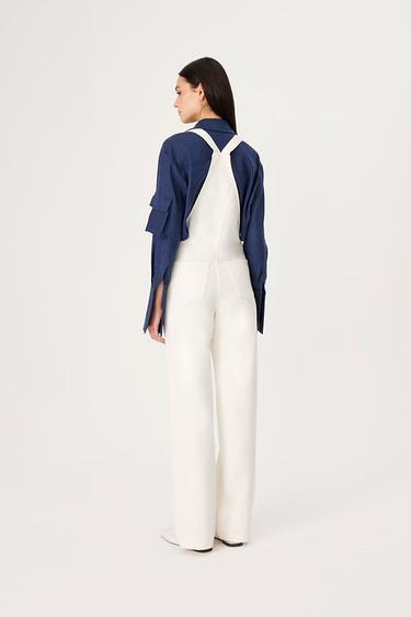  Wabi Sabi Kadın Ekru Gioia Uzun Salopet