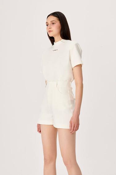  Wabi Sabi Kadın Ekru WS Tshirt