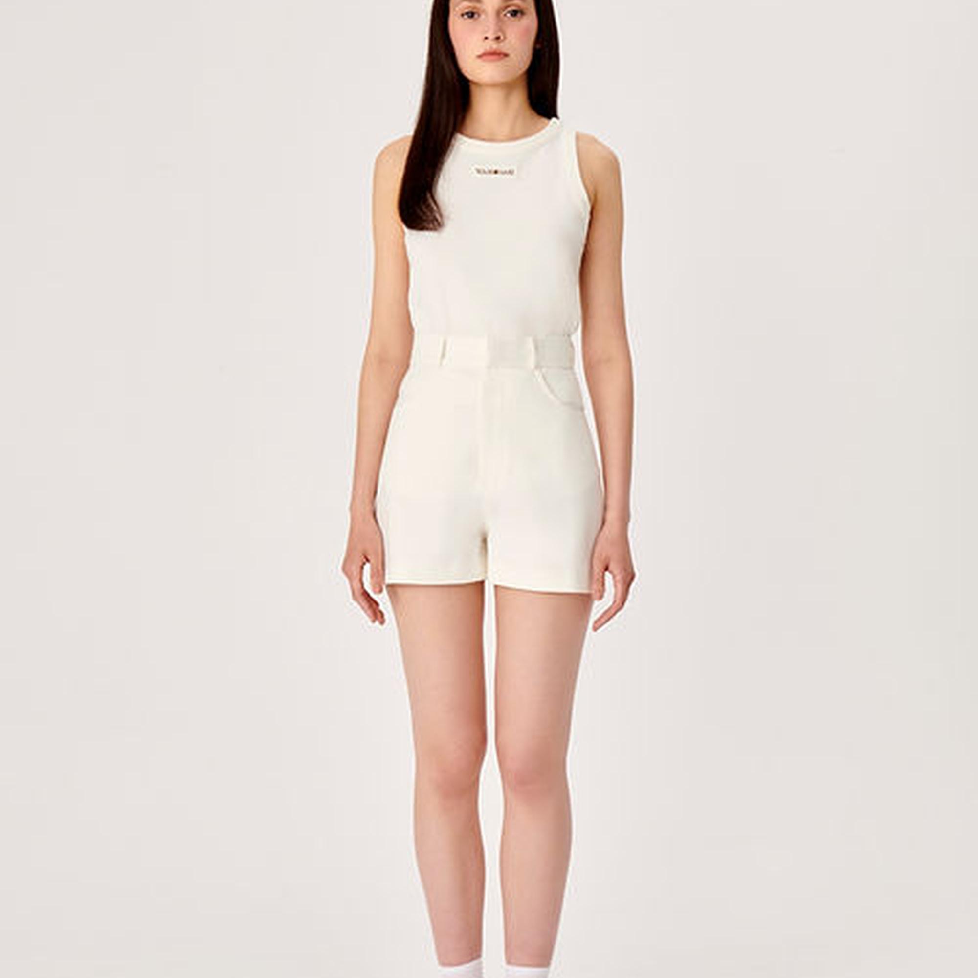 Wabi Sabi Kadın Ekru WS Halter Yaka Body