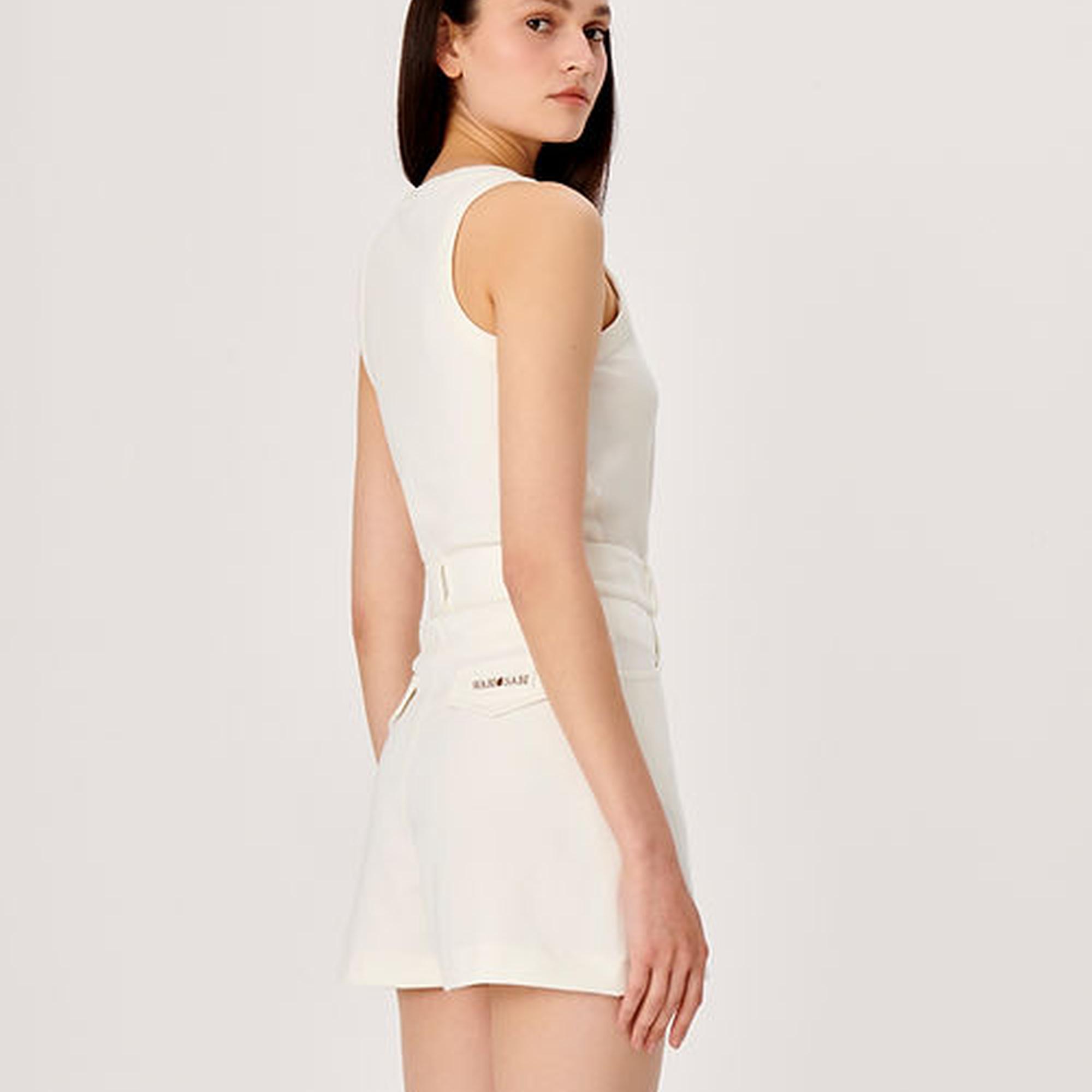 Wabi Sabi Kadın Ekru WS Halter Yaka Body