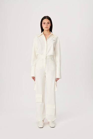  Wabi Sabi Kadın Ekru Eterno Uzun Tulum