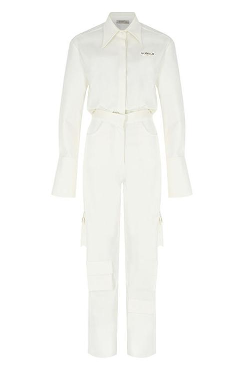  Wabi Sabi Kadın Ekru Eterno Uzun Tulum