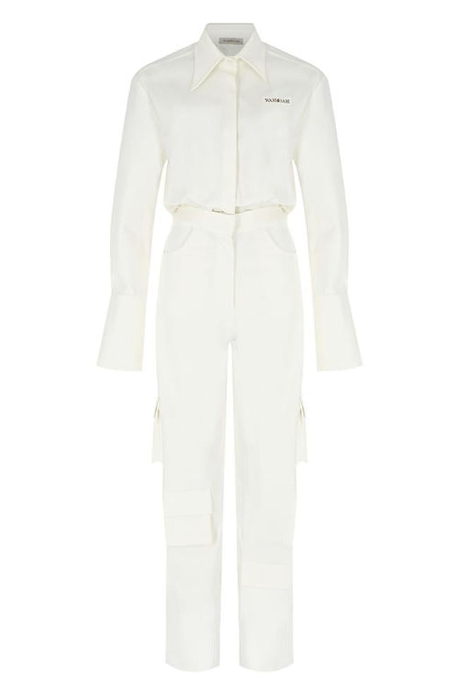  Wabi Sabi Kadın Ekru Eterno Uzun Tulum