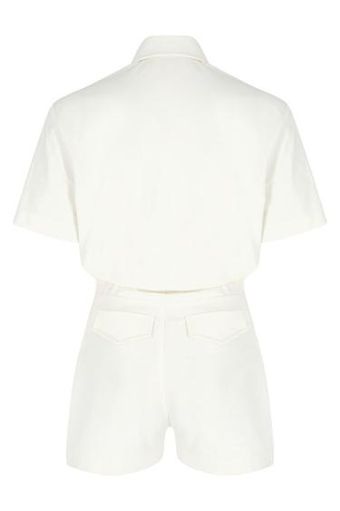  Wabi Sabi Kadın Ekru Eterno Kısa Tulum