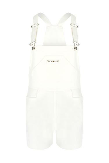  Wabi Sabi Kadın Ekru Gioia Kısa Salopet