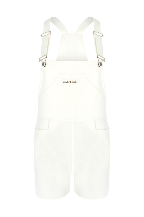  Wabi Sabi Kadın Ekru Gioia Kısa Salopet