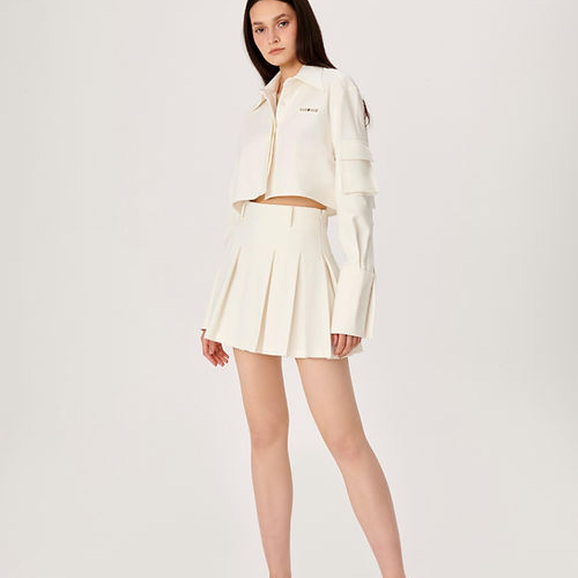 Wabi Sabi Kadın Ekru Vento Gömlek