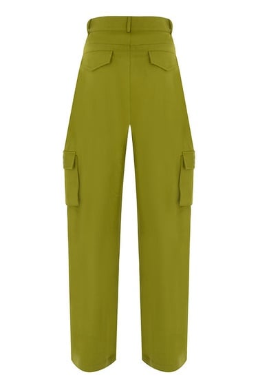  Wabi Sabi Kadın Yeşil Vento Pantolon