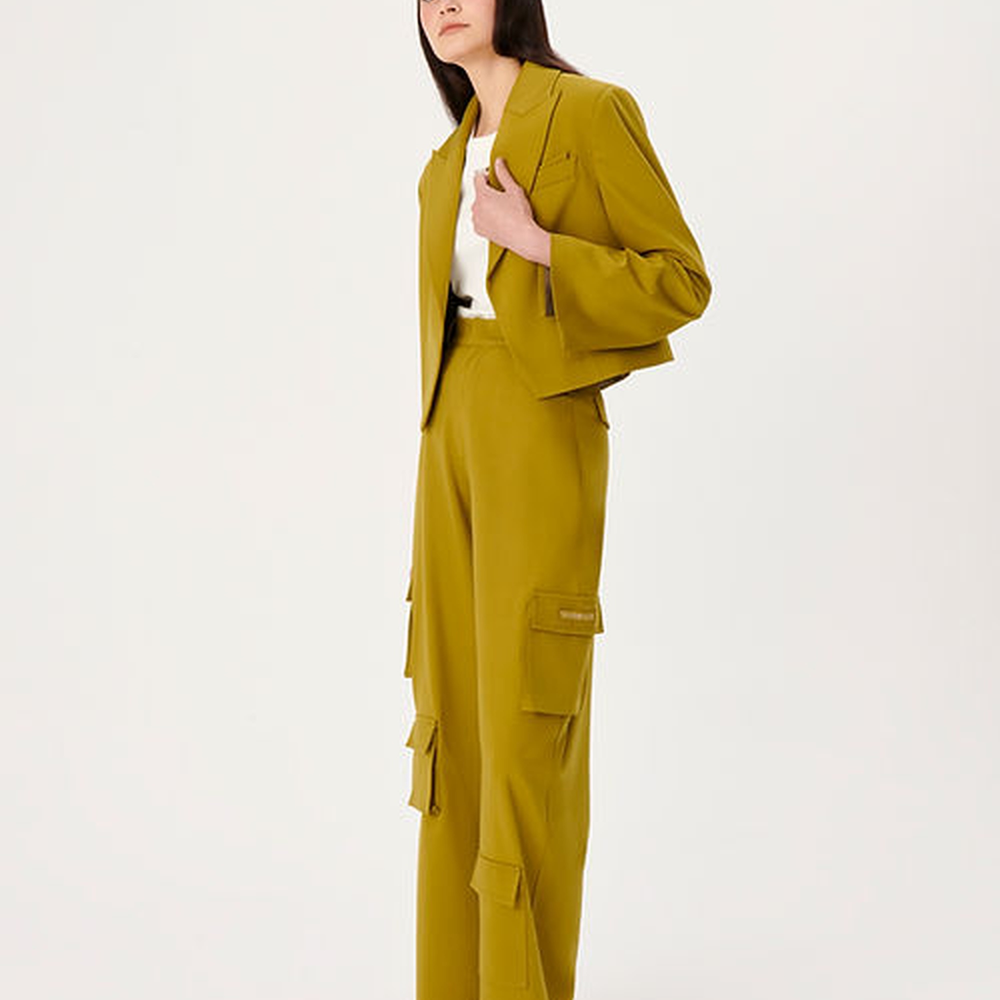 Wabi Sabi Kadın Yeşil Vento Pantolon