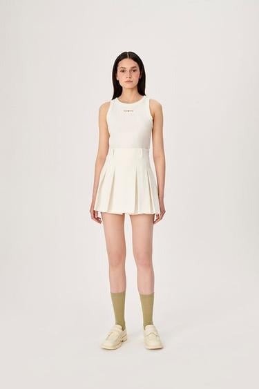  Wabi Sabi Kadın Ekru Sail Pilikaşeli Etek