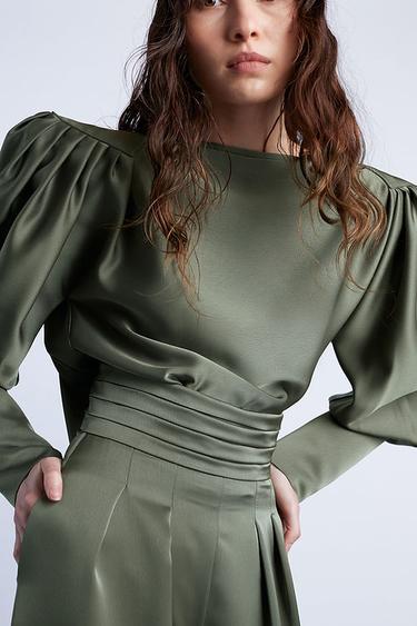  Wabi Sabi Kadın Haki Vatkalı MBÇ Top