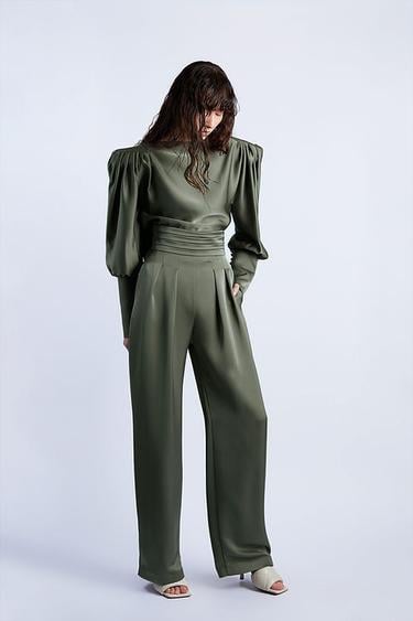  Wabi Sabi Kadın Haki Vatkalı MBÇ Top