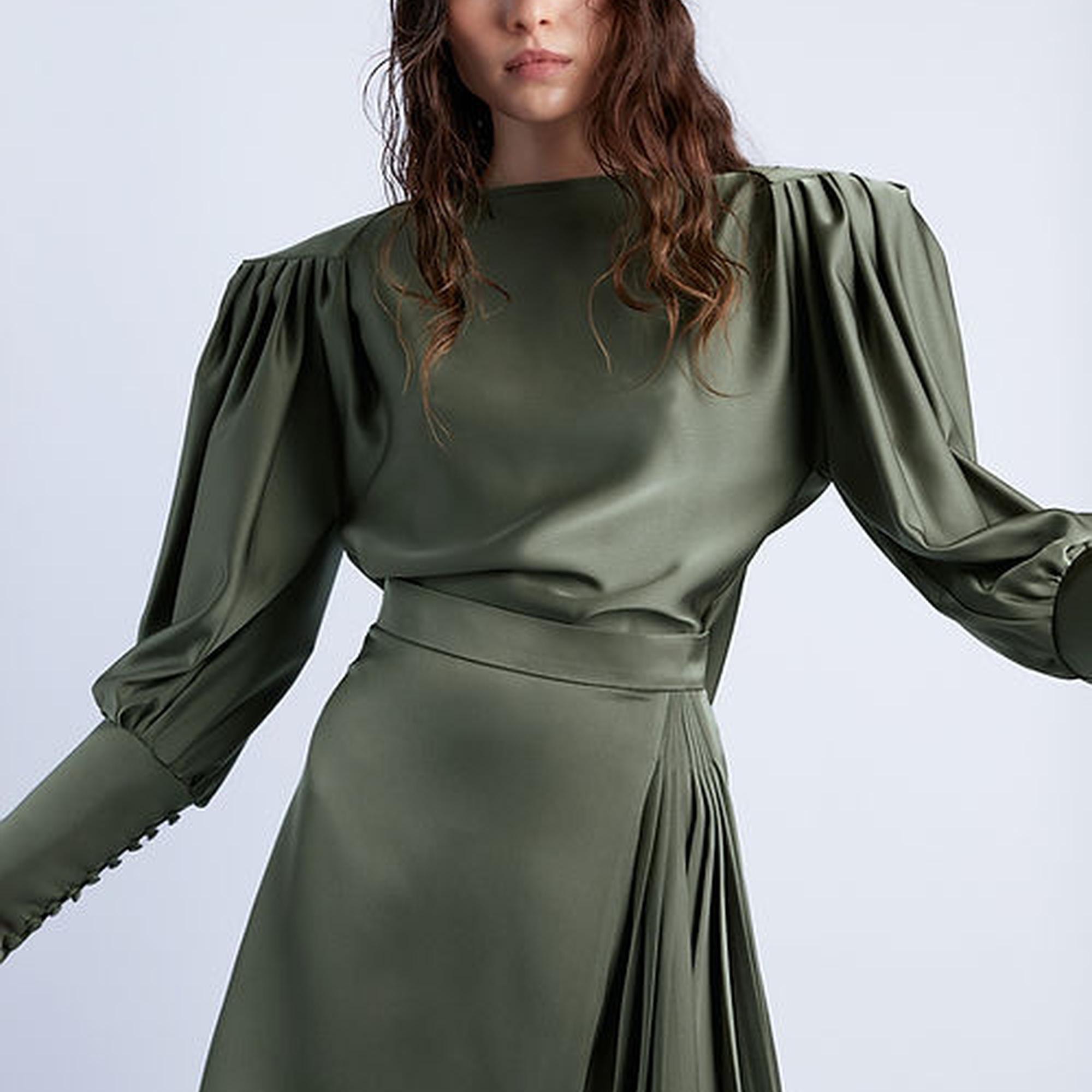 Wabi Sabi Kadın Haki MBÇ Mini Etek