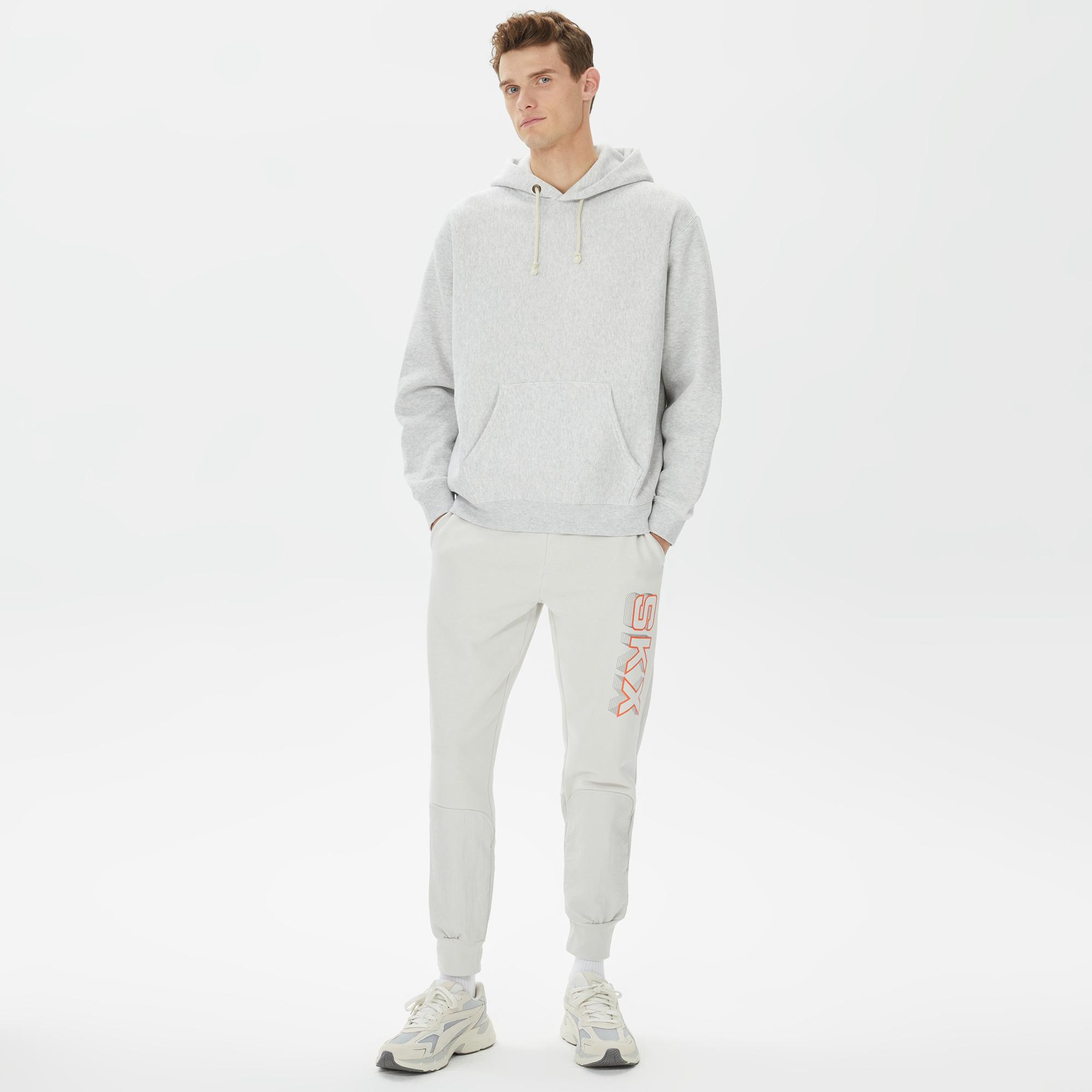 Skechers LW Fleece Erkek Gri Eşofman Altı