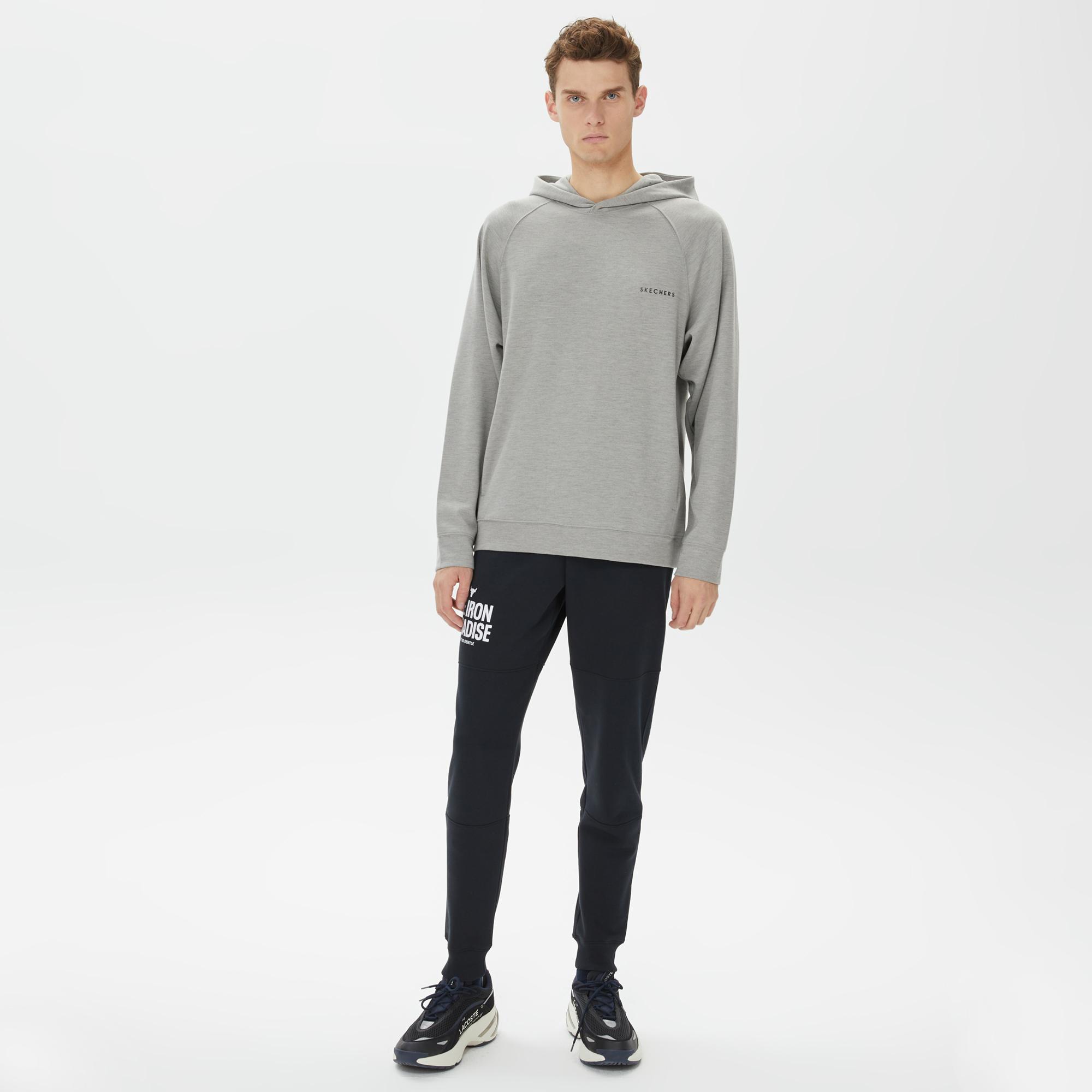 Skechers Scuba Coll Erkek Gri Günlük Sweatshirt