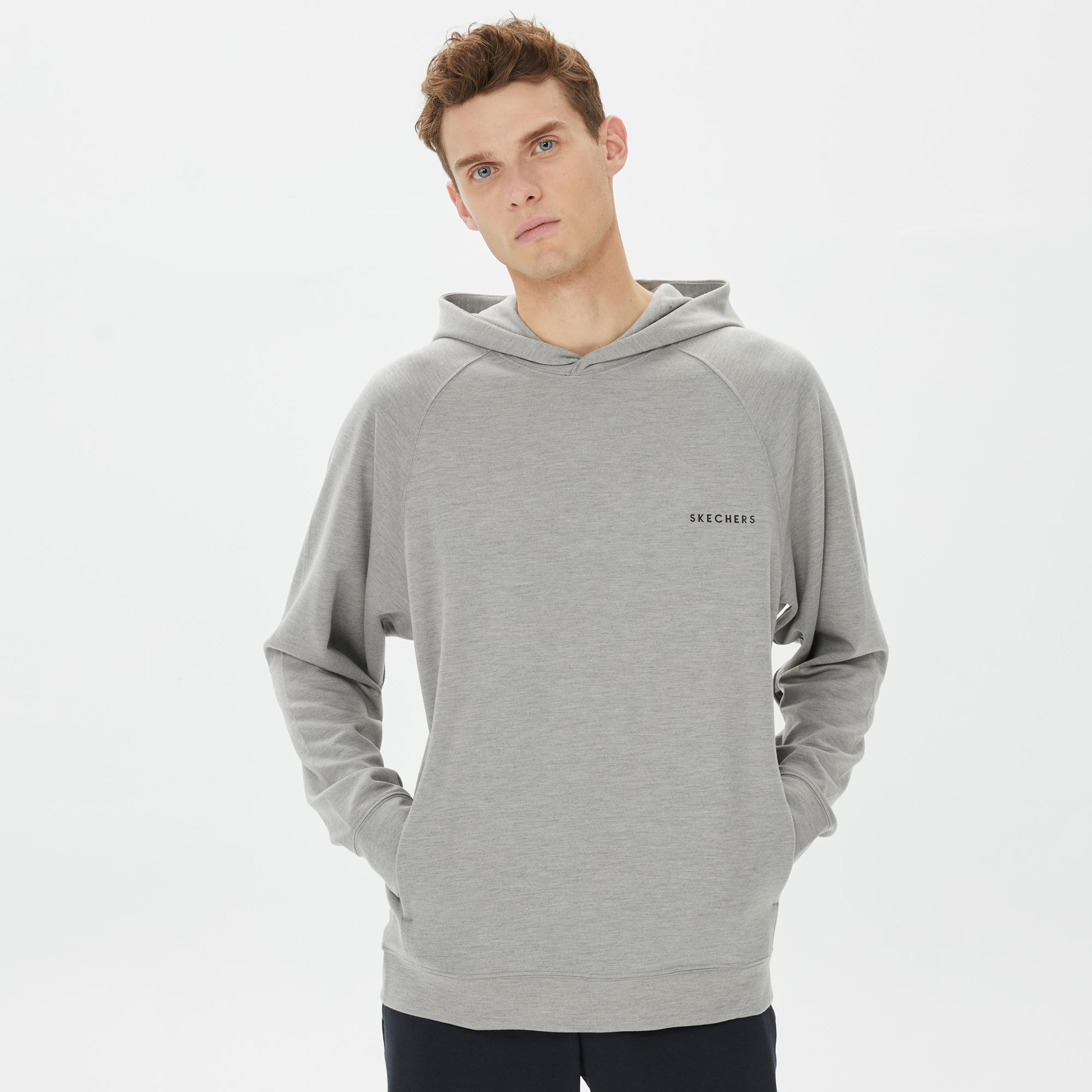 Skechers Scuba Coll Erkek Gri Günlük Sweatshirt