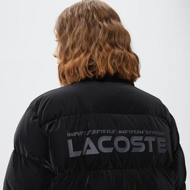  Kadın Kapüşonlu Kapitone Siyah Mont