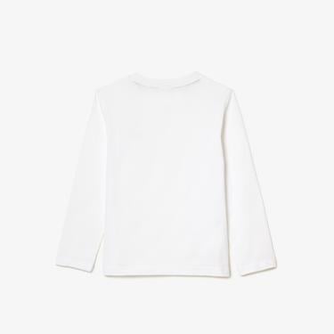  Lacoste Classic Çocuk Beyaz T-Shirt