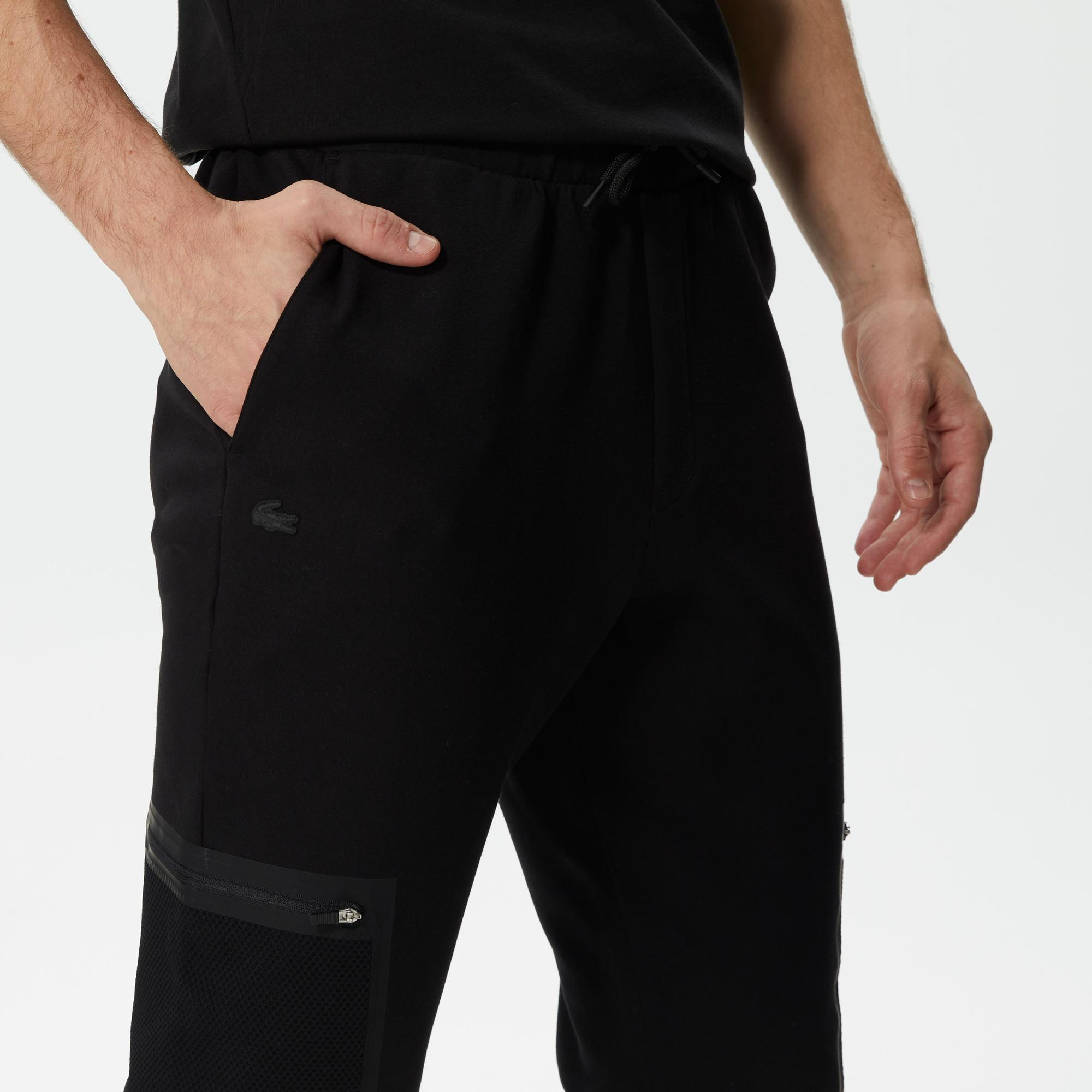 Erkek Slim Fit Siyah Eşofman Altı