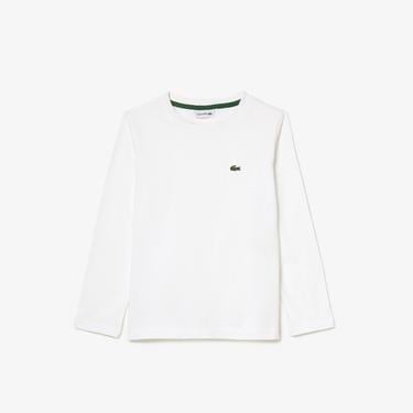  Lacoste Classic Çocuk Beyaz T-Shirt