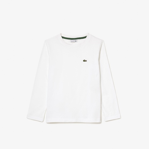  Lacoste Classic Çocuk Beyaz T-Shirt