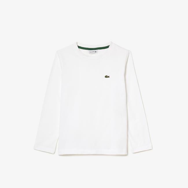  Lacoste Classic Çocuk Beyaz T-Shirt