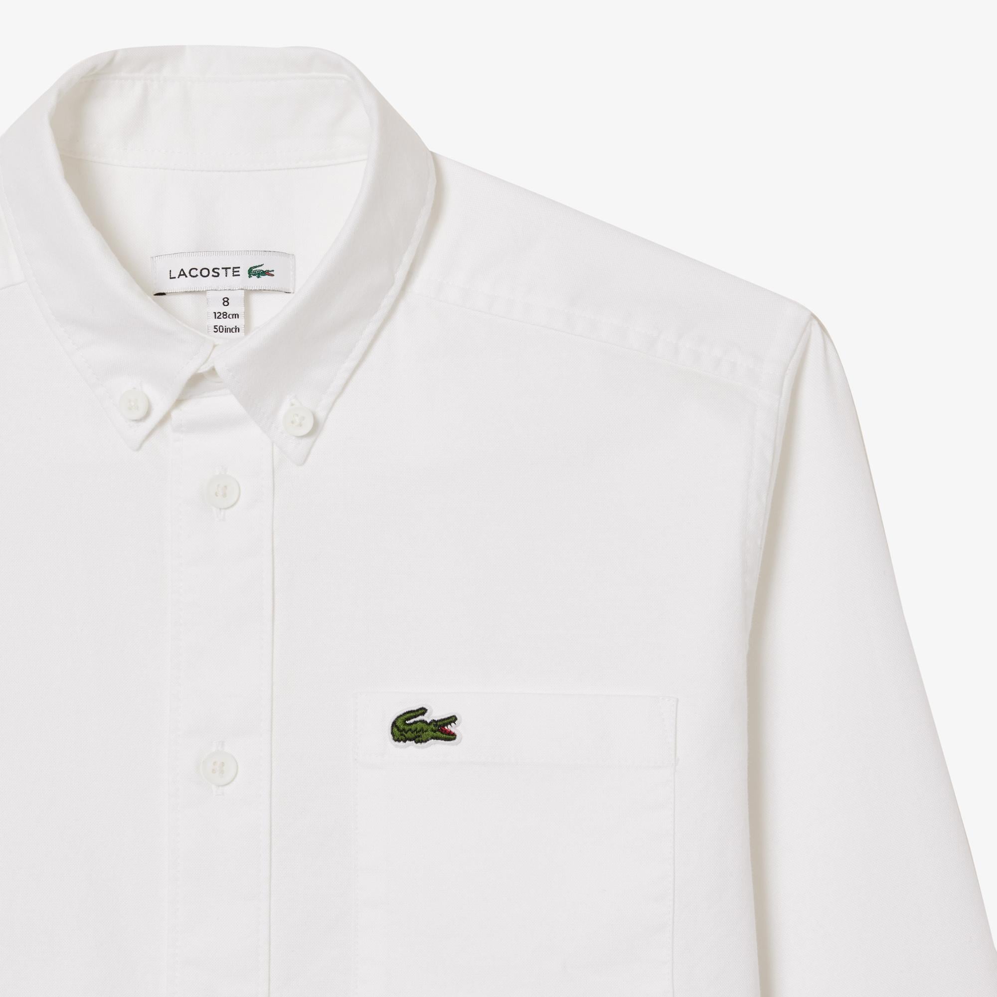 Lacoste Classic Çocuk Beyaz Gömlek