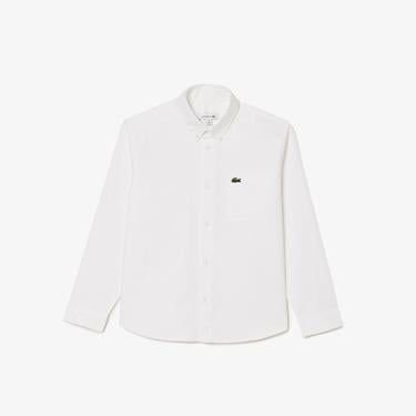  Lacoste Classic Çocuk Beyaz Gömlek