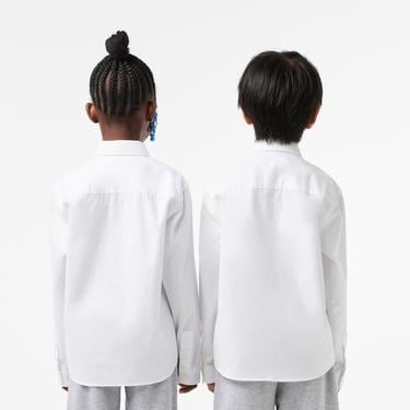  Lacoste Classic Çocuk Beyaz Gömlek