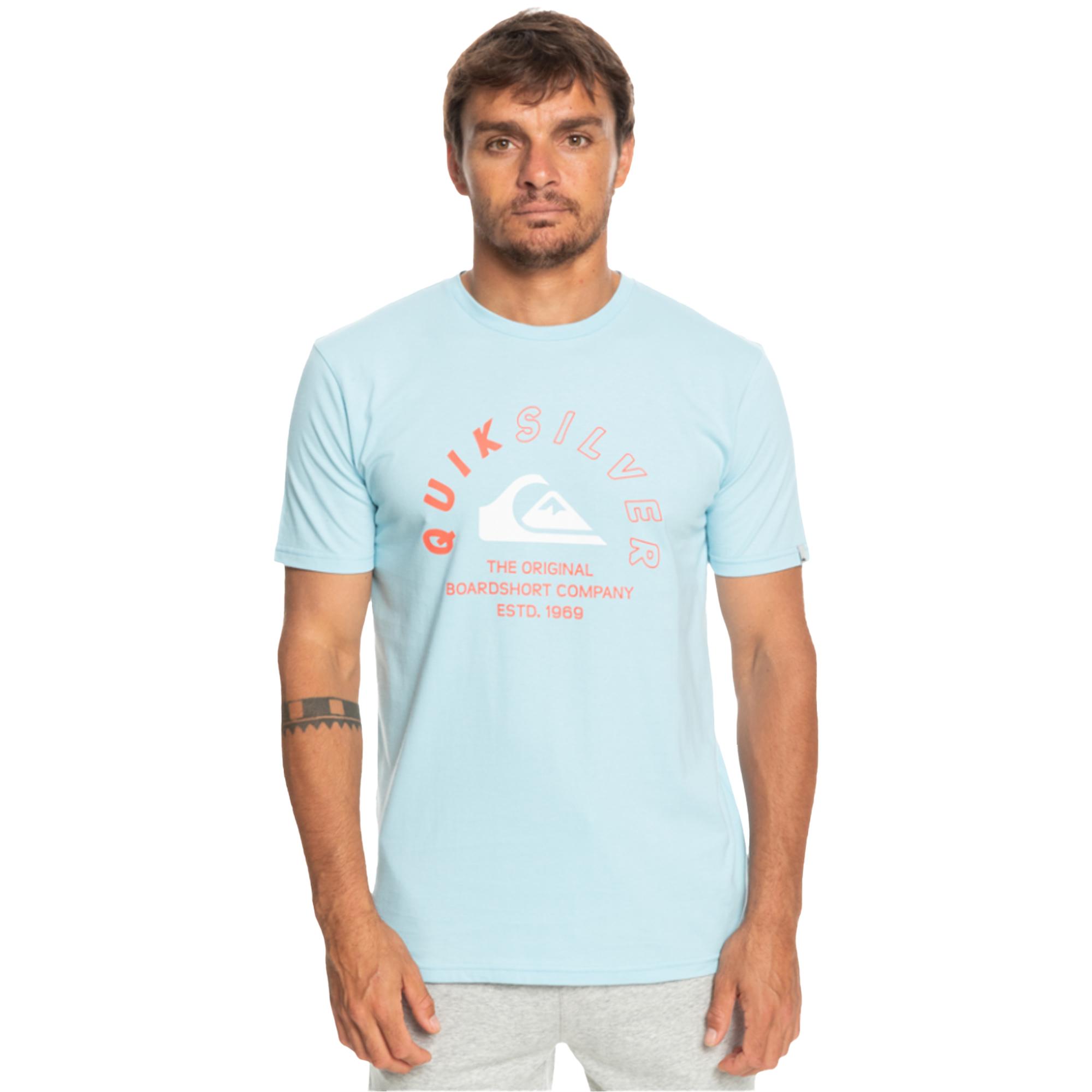 Quiksilver Mixedsignals Erkek Mavi Tişört