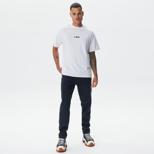  Leo Lunatic Service Erkek Beyaz T-Shirt